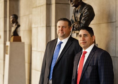 Photo of attorneys: Raul Guerra and David Chipman